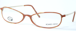 Romeo Gigli Genium RG31801 Caramel /GOLD Eyeglasses Frame RG318 51-15-135 Italy - £50.71 GBP