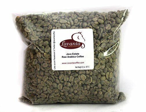 Primary image for LAVANTA COFFEE GREEN JAVA ESTATE TWO POUND PACKAGE