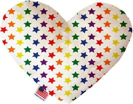 Rainbow Stars 8 inch Heart Dog Toy - $47.85 CAD