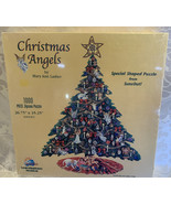 Christmas Angels 1000 Piece Jigsaw Puzzle Special Shape Mary Ann Lasher ... - $240.84 MXN