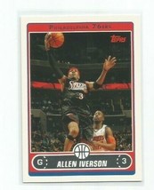 Allen Iverson (Philadelphia 76ers) 2006-07 Topps Card #200 - £3.92 GBP