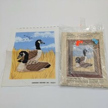 CANADA GEESE Counted Cross Stitch  Vntg 5x7 Candamar Something Special Complete  - £5.59 GBP
