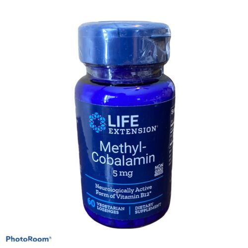 Life Extension Methyl-Cobalamin 5 mg 60 Vegetarian Lozenges BBD 10/2021 - $24.74