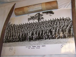 1953 KOREAN WAR FORT GORDON GA US ARMY TRAINING PHOTO SOLDIERS - $9.89