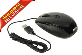 Lot of 2 OEM Dell New Black Premium 6Button USB Laser Scroll Mouse V7623 J660D - $27.48