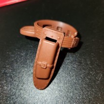 Vintage Coleco 1985/1986 Fire-Power Rambo The Force Freedom brown belt holster - $4.75