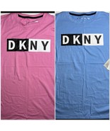 Lot Of 2 MEDIUM  Women&#39;s DKNY SPORT Tee In PINK  &amp; Blue RETAILS $39.00 B... - $33.90 CAD