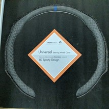 Fits 100-116.5mm Dia O and D Gray Alcantara w Blue Stripe Steering Wheel... - $54.31 CAD