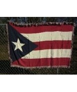 K&#39;s Novelties Puerto Rico Rican Flag 4ft x 6ft Cotton Woven Throw Blanke... - $94.88 CAD