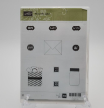 Stampin&#39; Up! About the Label Rubber Stamp Set 134258 - Complete Set of 10 - £7.76 GBP