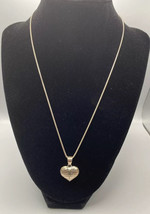 Jacmel JCM Sterling .925 Italy Heart Pendant On Chain Of Milor .925 Necklace 18” - £31.24 GBP