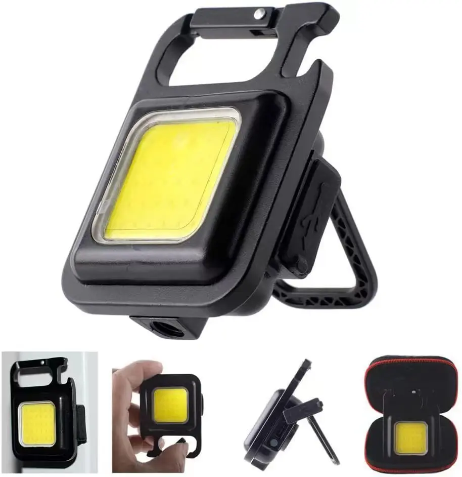 COB Lantern Mutifuction Portable Flashlight Pocket Work Light Outdorr Camping - £9.44 GBP+