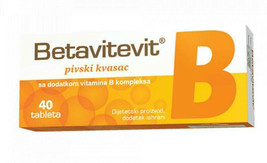Betavitevit Beer Yeast Enriched With Vitamins B 40 Tablets Complex - £19.33 GBP