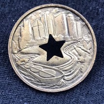 Houston Texas Transit Token Art Pin Vintage Star - £7.86 GBP