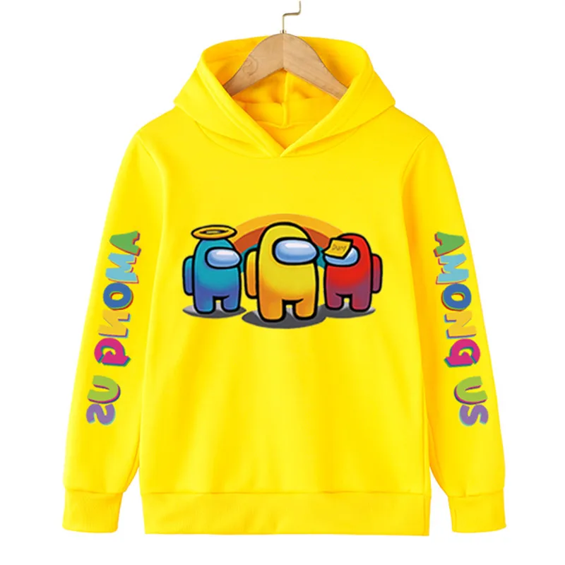 Play 2022 Spring Autumn New Among Us Hoodies Design 4-14 Years Play Impostor Swe - £22.98 GBP