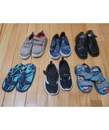 6 pairs Toddlers dress shoes, sneakers and sandals - $47.66 CAD