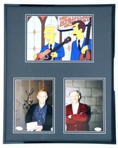 Tom &amp; Dick Smothers Dual Signed Framed 16x20 Photo Display The Simpsons JSA - £118.69 GBP