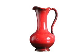 Jasba Keramik  West German pottery flambe vase, ewer, - $119.31
