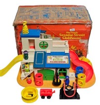 VTG 1977 Fisher-Price Little People #937 Sesame Street Club, Box 100% Complete  - £82.19 GBP