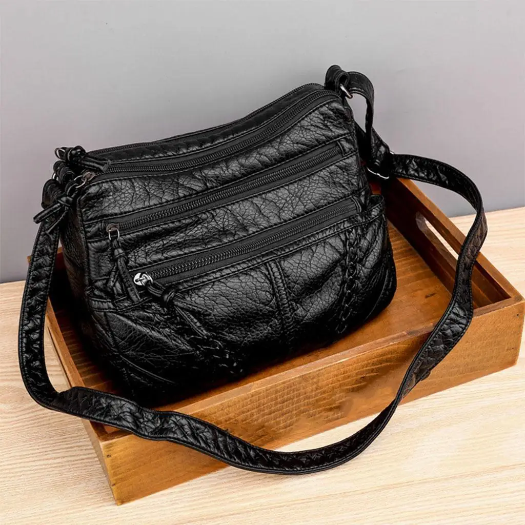 Women Handbags Soft Messenger Bags PU Leather Shoulder Bags Fashion Gift... - $21.33
