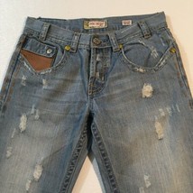 32 x 34 (31 x 32) MEK DENIM USA Distressed Jeans ~ Women’s/ Men’s - $36.03