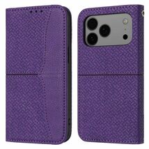 Generic case For iPhone 14 (Color: Purple) Leather Cover stylish pattern... - $53.10