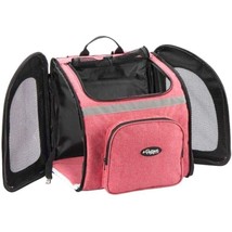 Petique Backpacker Pet Carrier Coral Lower Back Cushion straps &amp; Buckle ... - £54.47 GBP