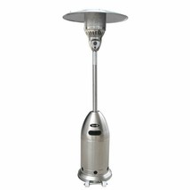 GHP Group DGLDGPH202SS Bullet Base Patio Heater, Stainless Steel - £155.50 GBP