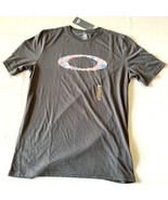 Womens Oakley Ellipse USA Black Pattern Tee Size L NEW - $561.14 MXN