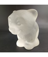 Gobble Frosted Glass Happy Bear, 3.25&quot; Tall, Mint Condition, Selling OBO - $374.40 MXN