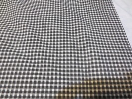 JC Penney by Design Black &amp; White Gingham  Twin Flat Sheet 4 drape panels fabric - £39.50 GBP