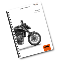 KTM 2022 - 890 DUKE R US EDITION - OWNERS MANUAL USER GUIDE - $49.00