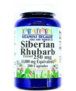 1000mg Siberian Rhubarb Extract 200 Capsules - £13.54 GBP