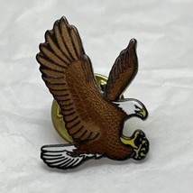Flying Bald Eagle Bird Animal Wildlife Enamel Lapel Hat Pin Pinback - £4.74 GBP