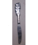 TEDDY BEAR PEWTER HANDLE BUTTER CHEESE KNIFE PATE&#39; SPREADER&#39;S - £18.06 GBP