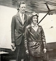 Colonel And Mrs Charles Lindbergh 1935 Historic World Flight Print DWT5A - $41.05 CAD