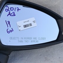 17-19 Audi A3 A3-Quattro Side View Door Mirror Passenger Right RH (w/o PWR FOLD) image 6