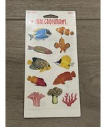 Mrs. Grossman&#39;s Stickers | CORAL REEF FISH | Retired VINTAGE 1998 - $9.89