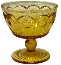 Vintage Bartlett-Collins Manhattan Yellow Amber Sherbet Glass - 4&quot; Tall - $271.06 MXN