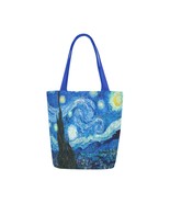 Starry Night Van Gogh Art Canvas Tote Bag Two Sides Printing - £14.37 GBP