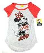 Disney MINNIE MOUSE 2019 Size XL (15/17) Sleeveless T-Shirt Tank Top Gra... - $17.85 CAD