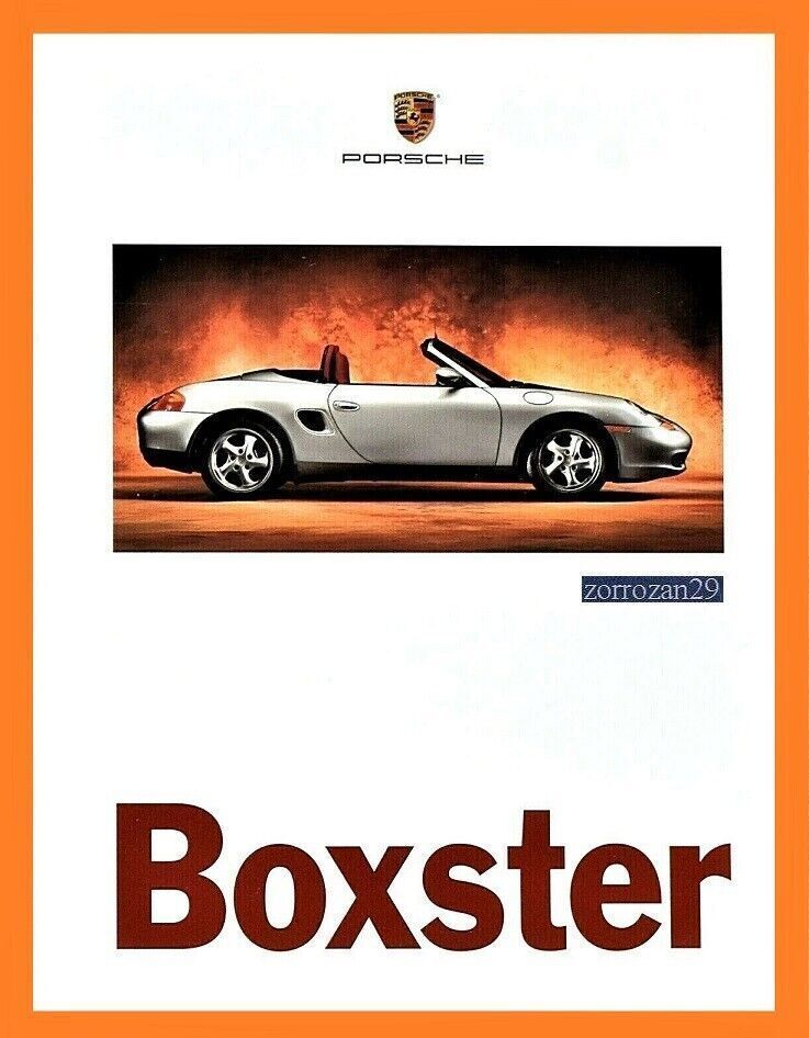 1997 PORSCHE BOXSTER VINTAGE PRESTIGE COULEUR BROCHURE DE VENTE -... - $24.04