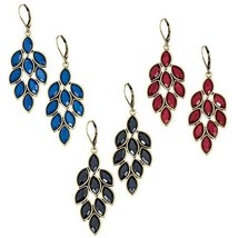 Avon Antiqued Leaf Chandelier Earrings (Black Only) ~ New!!! - $18.52