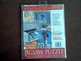Burlington jigsaw puzzle for inkjet printers - $22.77