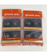 Groove Onn Cassette Tapes 90 Minute Blank Tapes Lot 2 Packs New 2019 Retro - €18,78 EUR