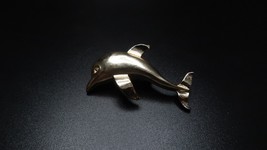 Vintage Gold Jerrys Dolphin Brooch Size: 3cm x 2 cm - £7.91 GBP