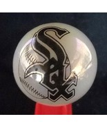 Chicago White Sox White 1&quot; Glass Marble - $244.61 MXN