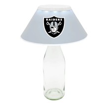 Las Vegas Raiders NFL Bottle Brites LED Shade Lamp On the Go Light 7&quot; L - $32.67