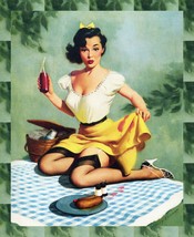 8848.Decoration Poster.Home room interior art print.Retro Sexy Pinup picnic - £12.94 GBP+