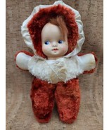 Vintage Rare 1940s DilliGund Creations Rubber Face Doll Snuggl Plush Stu... - $4,211.00 MXN